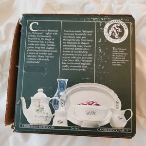 Pfaltzgraff Christmas Heritage candlesticks